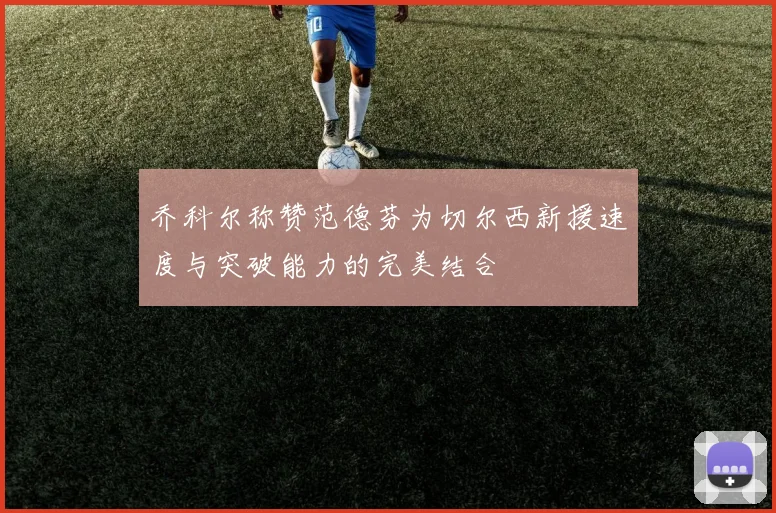 乔科尔称赞范德芬为切尔西新援速度与突破能力的完美结合
